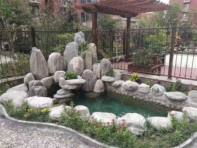 兰州家庭庭院水景设计